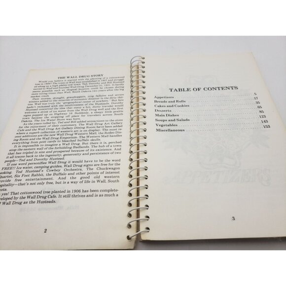 Wall Drug Gang Spiral Bound Cookbook Vintage - Picture 4 of 13